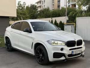 BMW X6 2015 3.0d M packet Alb perlat — miniatura 2