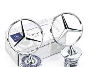 Emblemă capotă stemă stea Mercedes Benz W204 W205 W212 W213 W211 W222 — miniatura 3