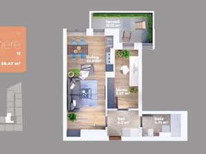 Apartament 2 camere tip Studio-Direct Dezvoltator-Bratarii — miniatura 3