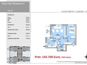 Apartament 2 Camere Rotar 2 — miniatura 3