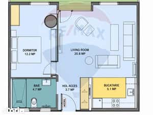 Apartament luminos in ONE NORTH LOFTS - Pipera, gata de mutare — miniatura 5