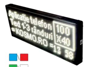 Firma luminoasa programabila app telefon 100x40cm Reclama LED EXTERIOR — miniatura 1