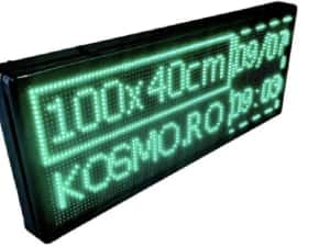 Firma luminoasa programabila app telefon 100x40cm Reclama LED EXTERIOR — miniatura 3