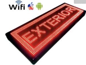 Firma luminoasa programabila app telefon 100x40cm Reclama LED EXTERIOR — miniatura 4