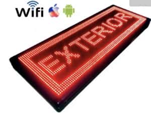 Firma luminoasa programabila app telefon 100x40cm Reclama LED EXTERIOR — miniatura 8
