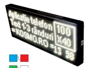 Firma luminoasa programabila app telefon 100x40cm Reclama LED EXTERIOR — miniatura 9