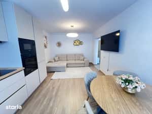 De inchiriat-apartament-2 camere-open space-nou-mobilat-utilat-parcare — miniatura 5
