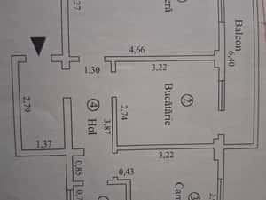 Apartament 2 camere conf.1, decomandat etaj 4 — miniatura 1