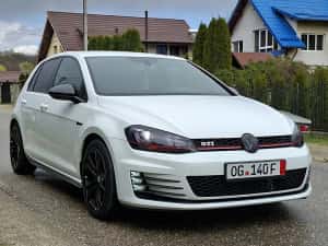 VW GOLF 7 * GTI PERFORMANCE * ORIGINAL * STOCK FĂRĂ SOFT*AUTOBLOCANT LSD* FULL LED* MANUAL 6 + 1*Tempomat * Alb Perlat* Impecabil* Import Recent * — miniatura 3