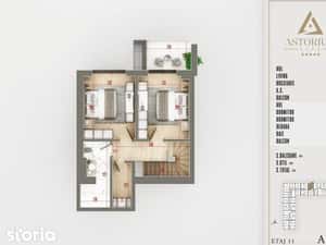DUPLEX 3 CAM.  IN PROIECTUL ASTORIUM LIFE / MUTARE IMEDIATA! — miniatura 4