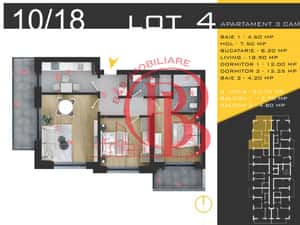 3 camere decomandat Titan Pallady  Metrou Nicolae Teclu — miniatura 4