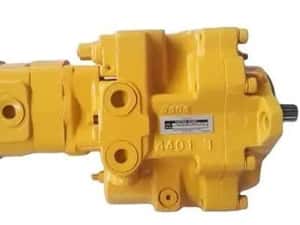 Pompă hidraulică pentru utilaje de constructii Nachi PVD-2B, galbenă — miniatura 3