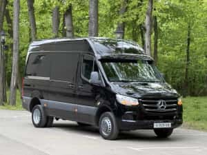 Mercedes Benz Sprinter 516 CDI 2019 2x Culisante Clima Navi Automat 7G 316 Cat B Mediu Black Edition — miniatura 10