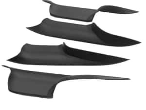Maner trim interior sofer stanga dreapta spate Bmw seria 7 F01 F02 740 — miniatura 3