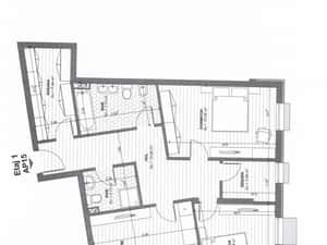 Apartament 3 camere,central,CENTRO2 — miniatura 3