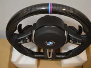Volan Carbon BMW Seria 1 2 3 4 5 6 7 X1 X2 X3 X4 X5 X6 E/F F01 F02 F03 F04 F06 F12 F13 F15 F16 F10 F20 F25 F26 F30 F32 F33 F36 E90 E91 E70 E71 E81 E84 — miniatura 2