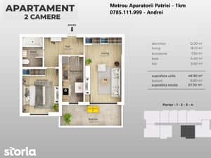 Studio 50mp / Aparatorii Patriei metrou 12 min — miniatura 6