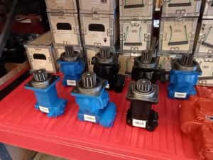 Hidromotor rotire pentru excavator Kubota KX41-3 / KX15 / KX17/ KX36-2 — miniatura 10