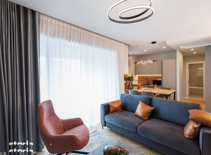 AFI Home North-2 camere,mobilat&utilat,prima inchiriere,+1 loc parcare — fotografie 1 din 6