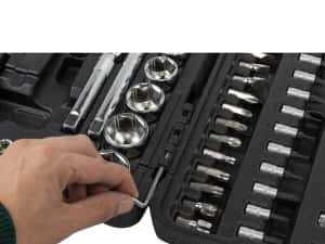 Trusa scule 216 pcs JBM Spania.Trusa tubulare 216.Trusa chei 216. — miniatura 3