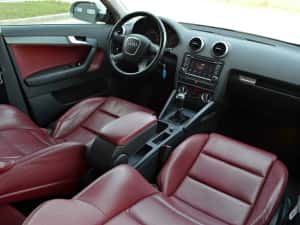 Audi A3 Facelift 1.4 TFSI Benzina 122cp Fabr. 2011 Interior Piele Rosu Xenon Navy Clima 208.000km — miniatura 7