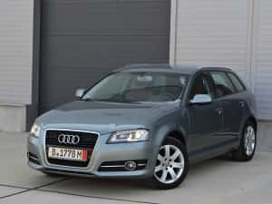 Audi A3 Facelift 1.4 TFSI Benzina 122cp Fabr. 2011 Interior Piele Rosu Xenon Navy Clima 208.000km — miniatura 10