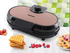 Aparat pentru facut gofre și vafe HEINNER NOU - 110 Lei — miniatura 3