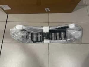 Set Grile Duble M Style Radiator Bara Negru Lucios Bmw Seria 3 G20 G21 2019-2022, NOI — miniatura 6