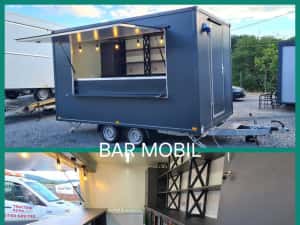 Rulota comerciala,FAST FOOD, FOOD TRUCK! L->4M ,2 AXE - PE STOC ! — miniatura 6
