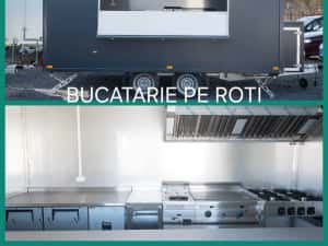 Rulota comerciala,FAST FOOD, FOOD TRUCK! L->4M ,2 AXE - PE STOC ! — miniatura 7