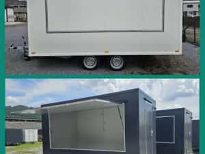 Rulota comerciala,FAST FOOD, FOOD TRUCK! L->4M ,2 AXE - PE STOC ! — miniatura 9