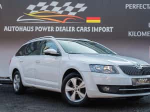 Skoda Octavia-2014-navigatie mare-scaune incalzite - senzori parcare - jante aliaj -proiectoare ceata - auto recent adus in tara - revizie efectuata — miniatura 3