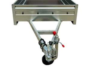 Remorca 750 kg Valahia Max 235x125x34 cm cu Sasiu Ranforsat — miniatura 3