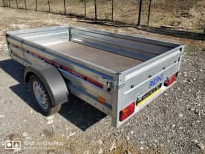 Remorca 750 kg Valahia Max 235x125x34 cm cu Sasiu Ranforsat — miniatura 6