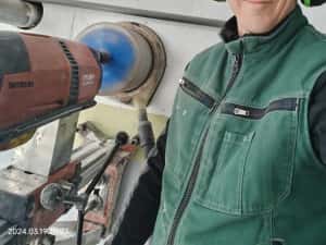 Gaura HOTA Centrala Carota Ventilatie Clima Cos Semineu Tăiere beton