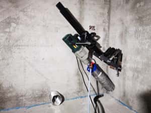 Gaura HOTA Centrala Carota Ventilatie Clima Cos Semineu Tăiere beton — miniatura 3