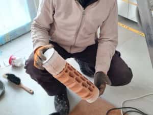 Gaura HOTA Centrala Carota Ventilatie Clima Cos Semineu Tăiere beton — miniatura 4