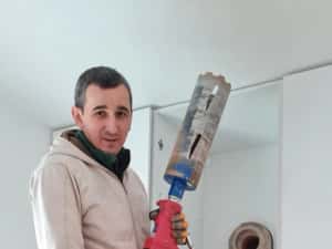 Gaura HOTA Centrala Carota Ventilatie Clima Cos Semineu Tăiere beton — miniatura 7