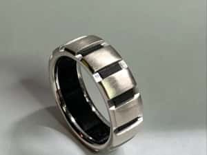 Inel aur alb 18kt. CHAUMET Paris