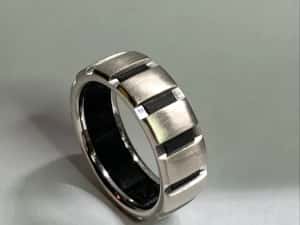 Inel aur alb 18kt. CHAUMET Paris — miniatura 9