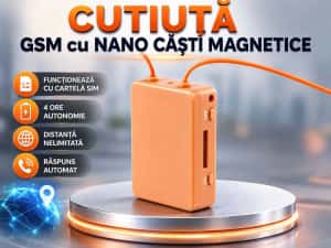Micro Casca de Copiat Micro Camera Video in Nasture Casti pentru Copiat Sisteme Nedetectabile — miniatura 8