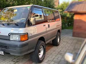 Mitsubishi L300 4x4 reductor vehicul istoric atestat raritate — miniatura 1