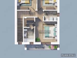 Locuinta Individuala P+1 In Complex Rezidential Cernica - Balaceanca — miniatura 9