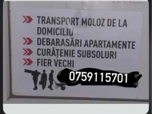 Transport moloz la domiciliu