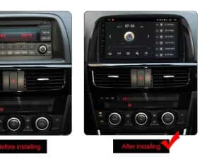 NAVIGATIE Android 14 Mazda CX-5 2011-2017 1/8 Gb Waze CarPlay + CAMERA — miniatura 2