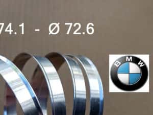 Inele de centrare BMW Originale 74,1 x 72,6 Made in Germany — miniatura 4