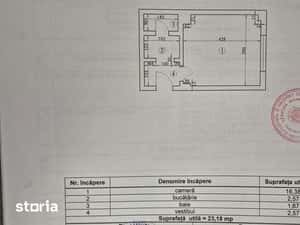 Garsoniera de vanzare- Strada Traian 222 -  Zona Mosilor — miniatura 6