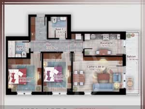 Apartament 3 camere compact  Titan Pallady Metrou Nicolae Teclu — miniatura 4