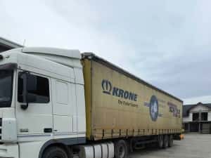 Daf xf 105 automat si semiremorca Krone prelata — miniatura 9