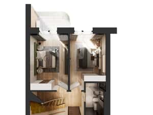 HILS Sunrise Duplex cu 3 camere tip 2 — miniatura 3